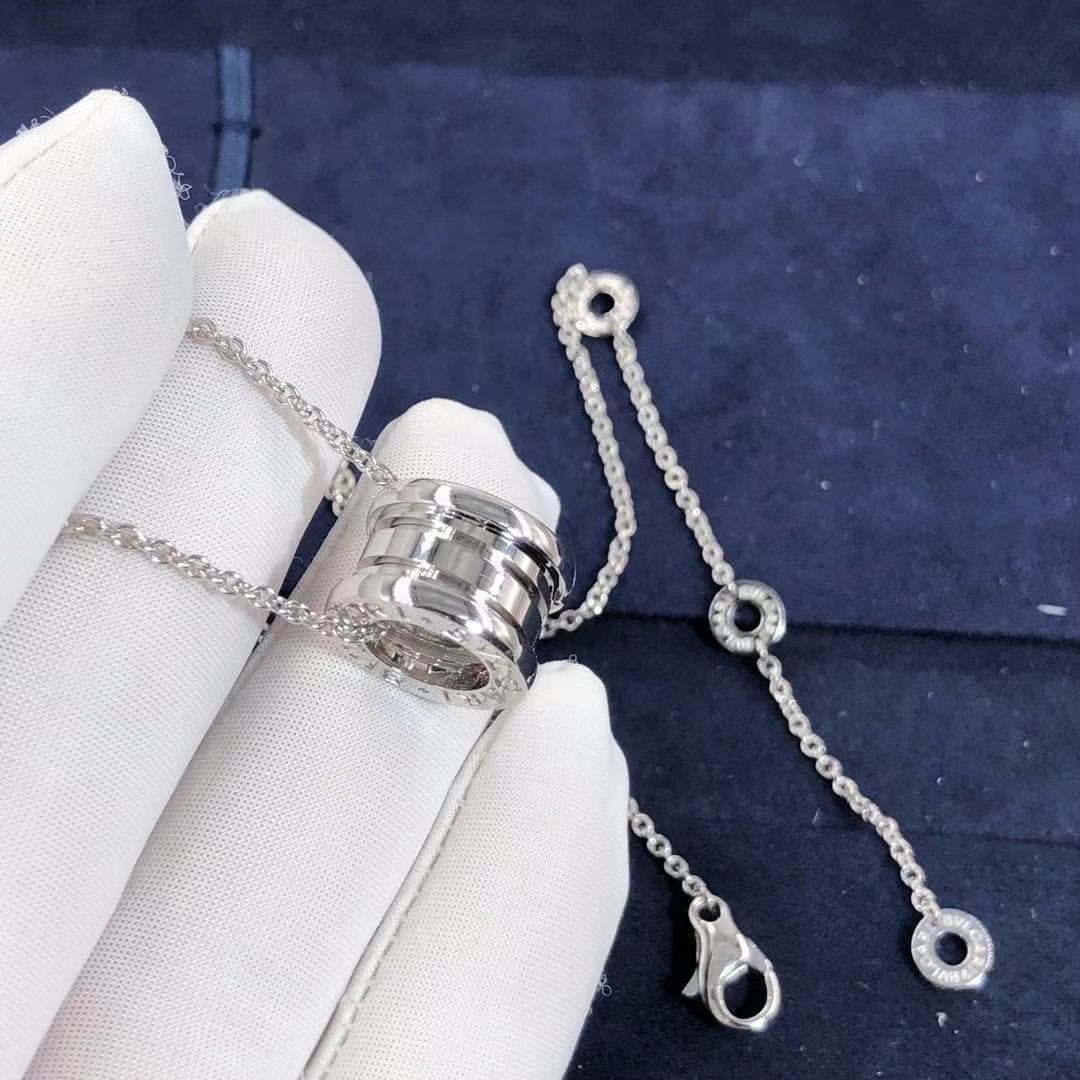 Подвеска Bulgari B.zero1 белое золото 4