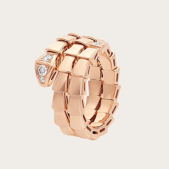 Кольцо Bvlgari Serpenti Viper в два витка