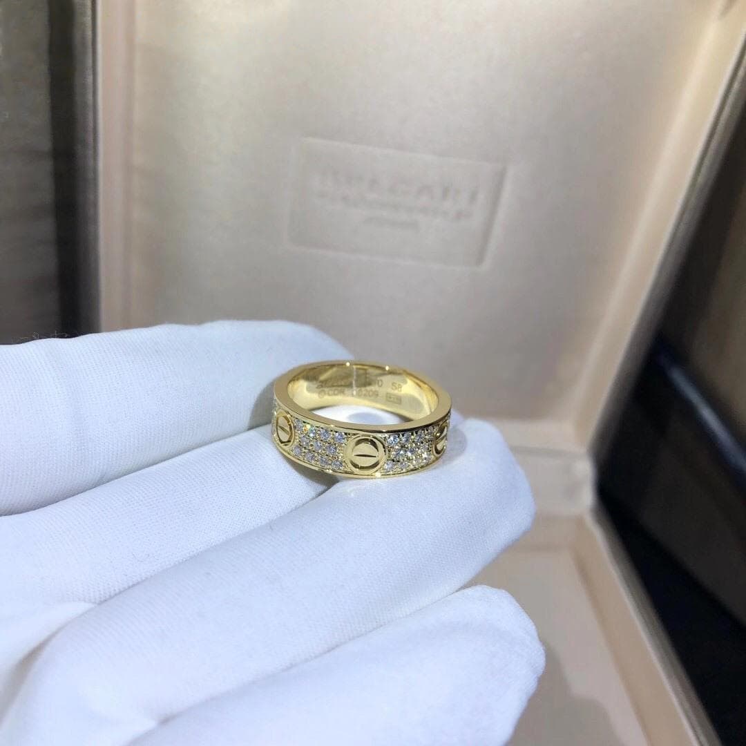 Кольцо Cartier Love, желтое золото, 0,61ct 3