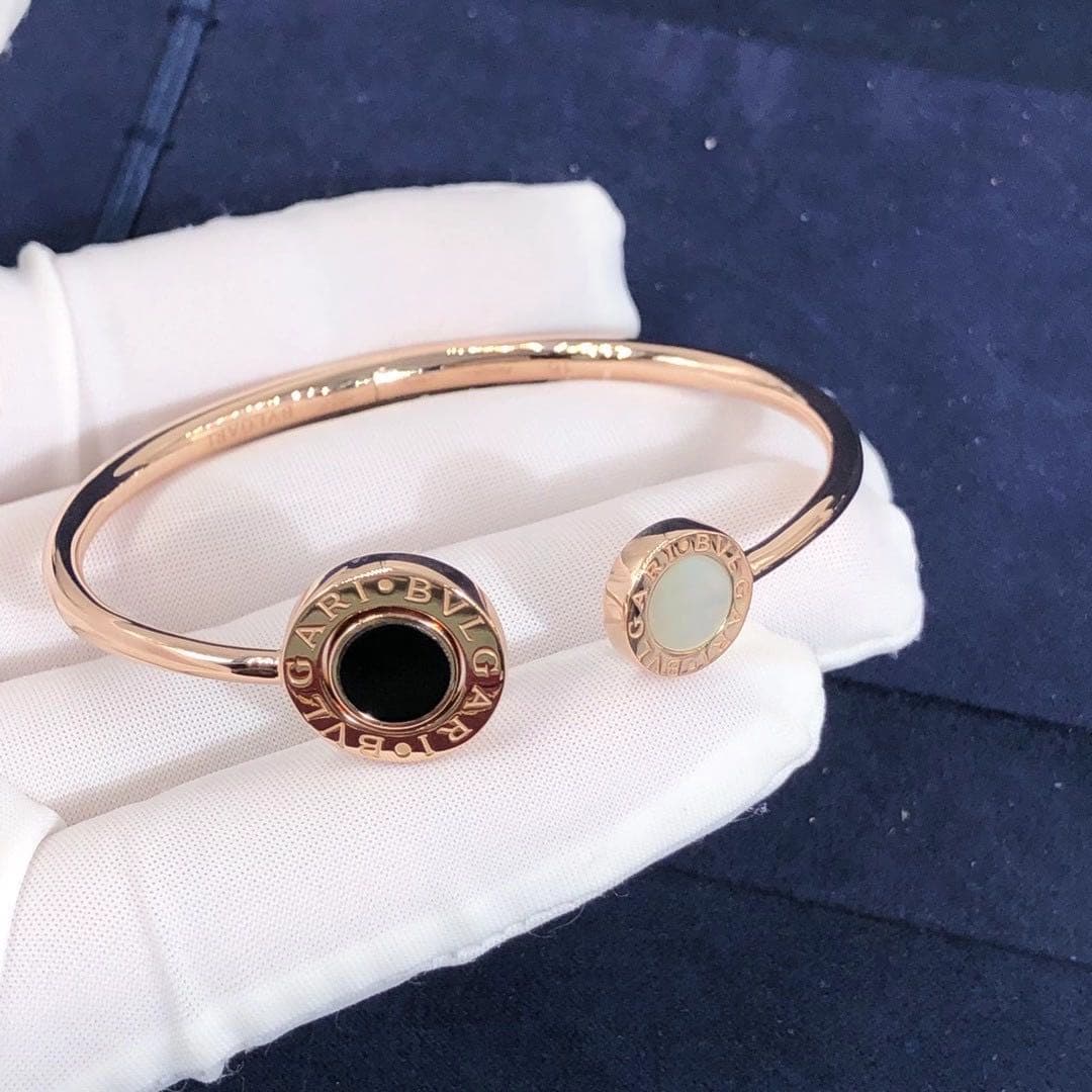 Браслет Bvlgari перламутр, малахит 2