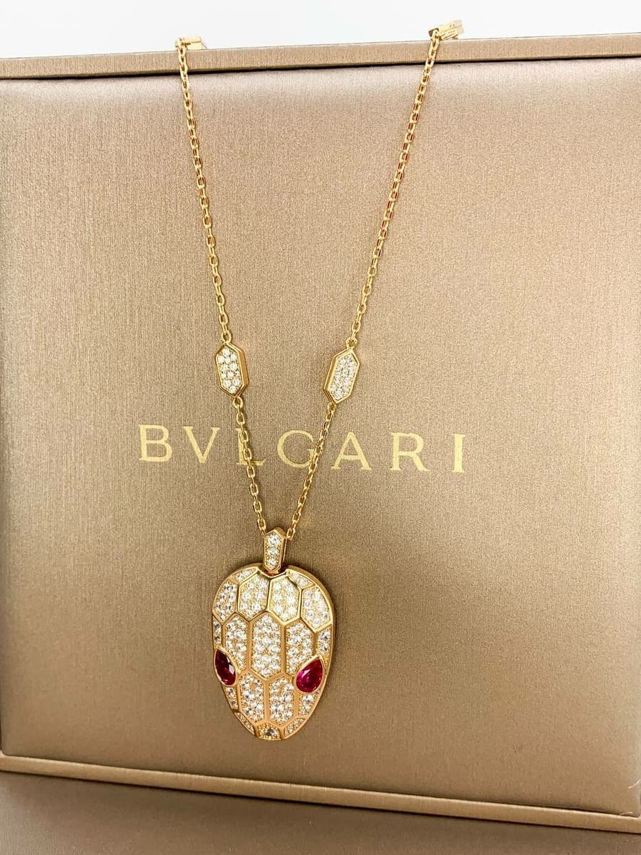 Подвеска Bvlgari Serpenti, желтое золото
