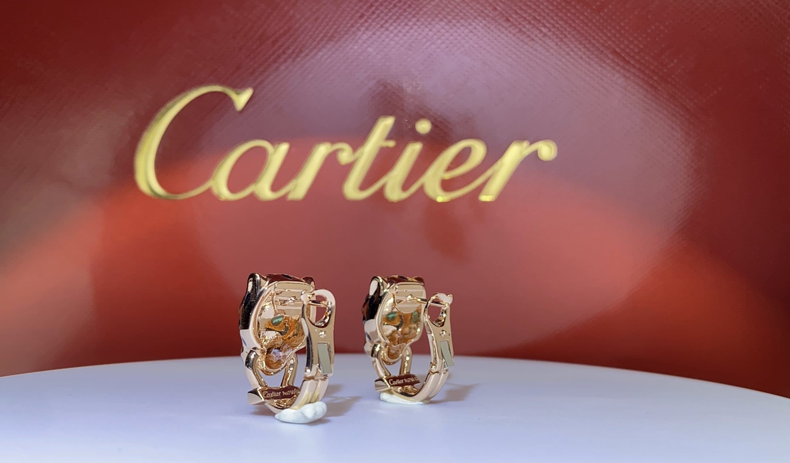 Серьги Panthère de Cartier 0,01ct 5