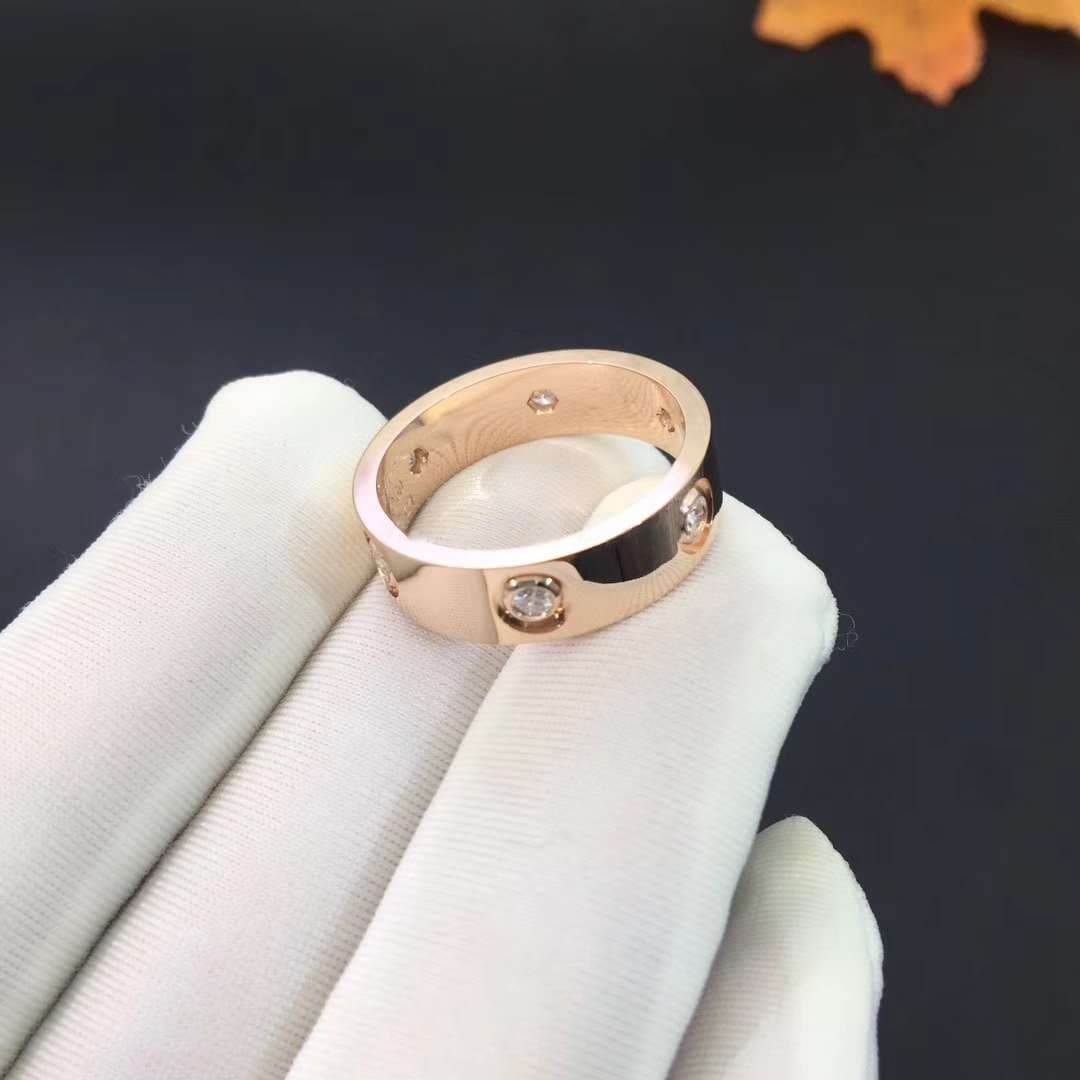 Кольцо Cartier Love из розового золота, 0,47ct 2