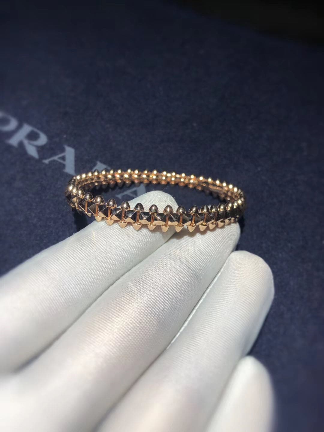 Браслет Clash de Cartier розовое золото 9