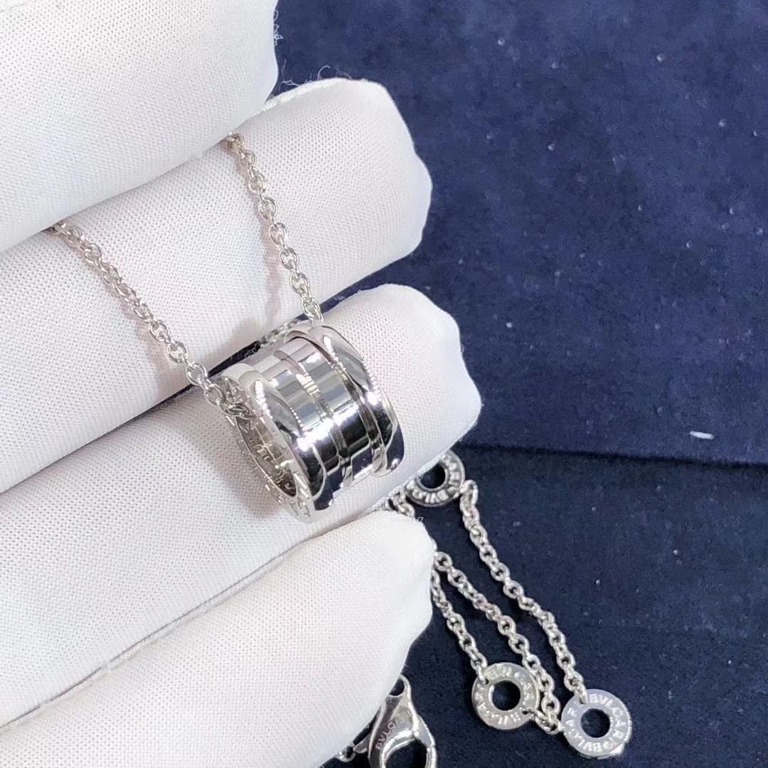 Подвеска Bulgari B.zero1 белое золото 6