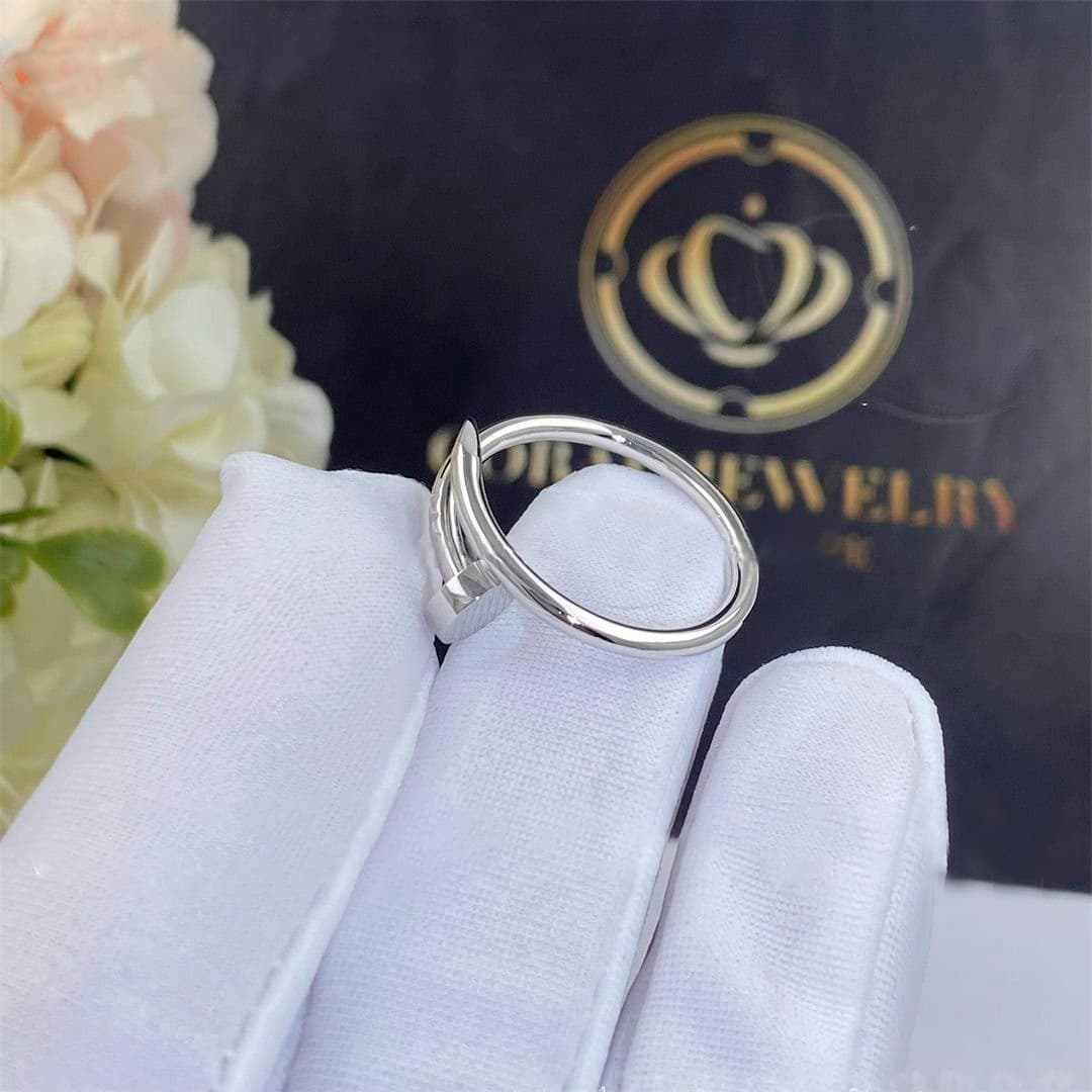 Кольцо Cartier, белое золото 3