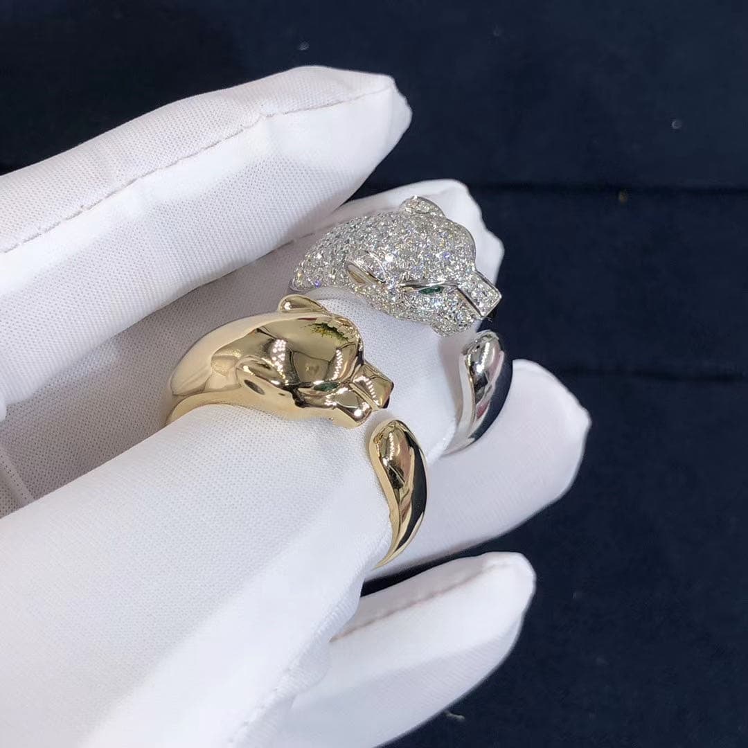 Кольцо Panthere de Cartier 137 бриллиантов, белое золото 6