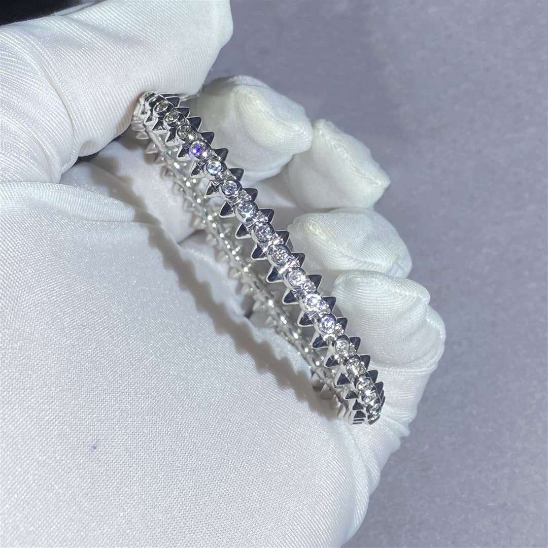 Браслет Cartier Clash De Cartier, белое золото, 1,54ct 5