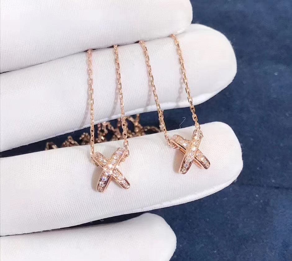 Подвеска Chaumet Premier Liens бриллианты, белое, желтое, розовое золото 4