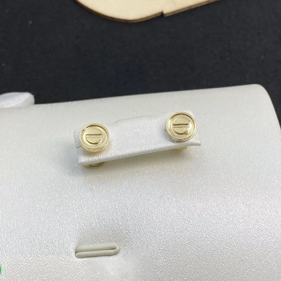 Золотые Серьги Cartier 5