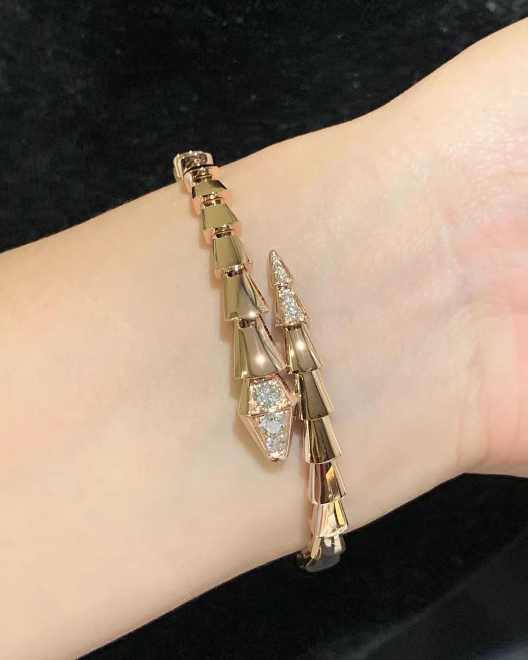 Браслет Bvlgari из золота, бриллианты 0,47ct 1