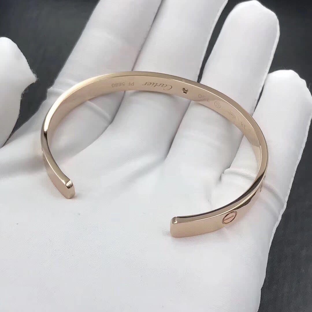Золотой браслет Cartier Love с бриллиантами 2