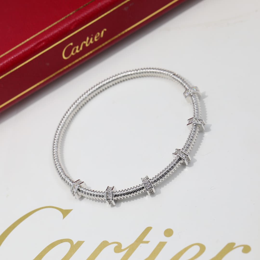 Браслет Ecrou de Cartier, белое золото 585 пробы 2