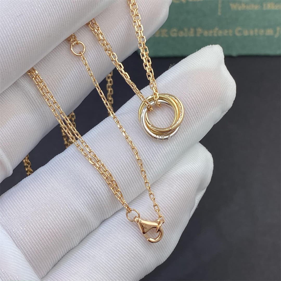 Колье Cartier, три вида золота 4