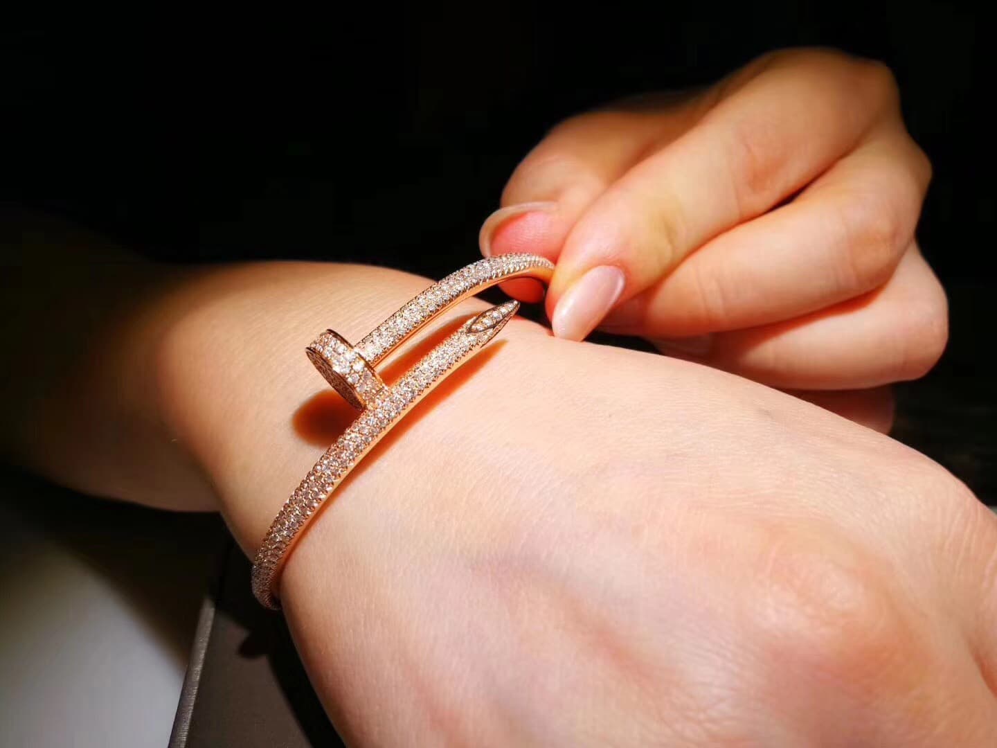 Браслет Cartier Juste un Clou из розового золота 2,17ct 4