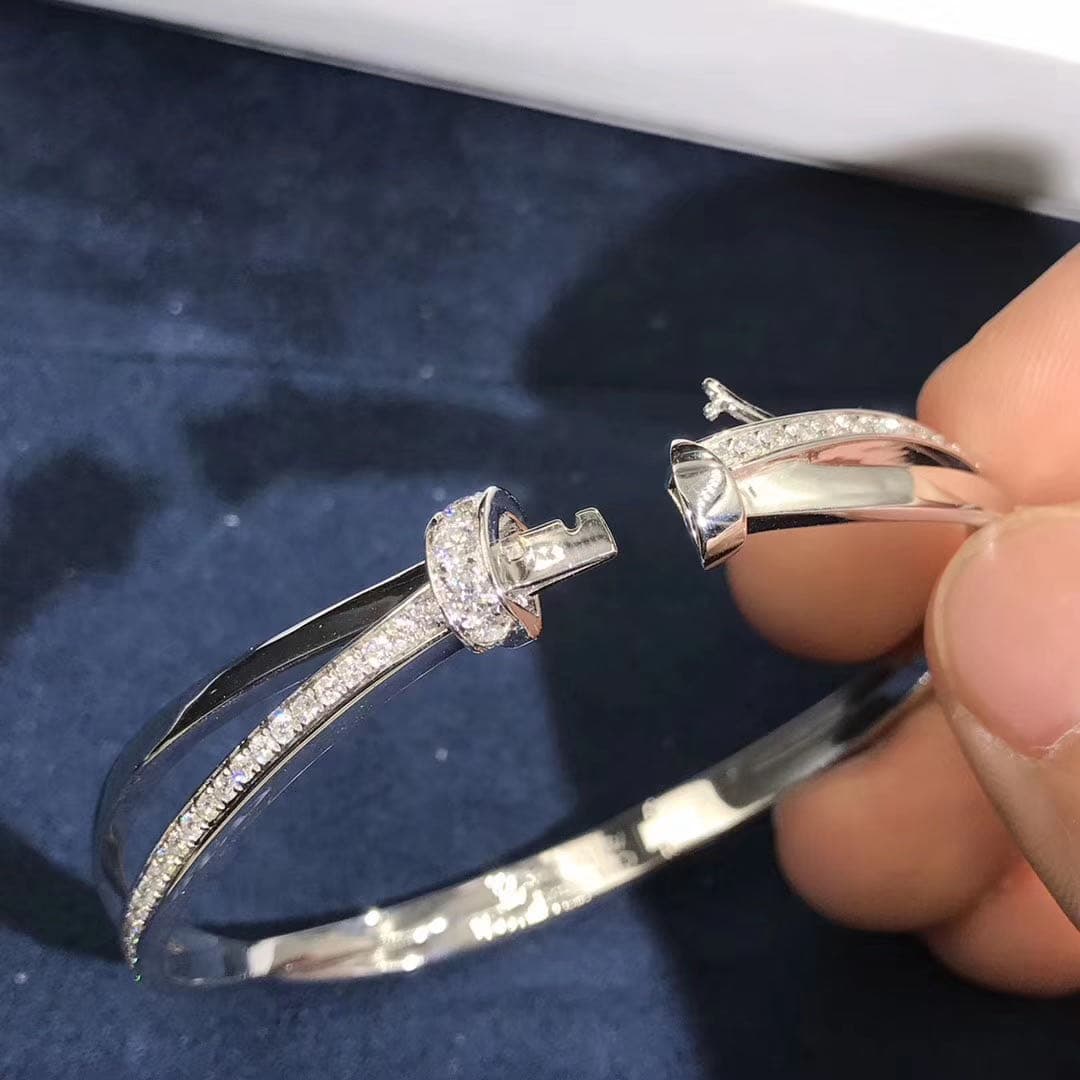 Браслет Chaumet Jeux De Liens Dimond белое золото, бриллианты 3