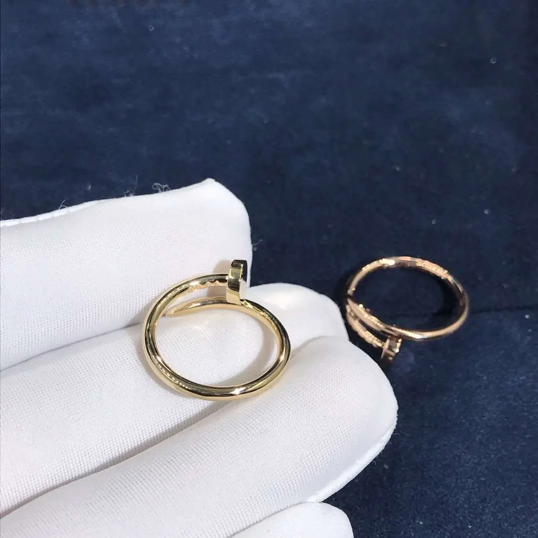 Кольца Cartier Juste Un Clou маленькая модель /розовое, желтое золото/