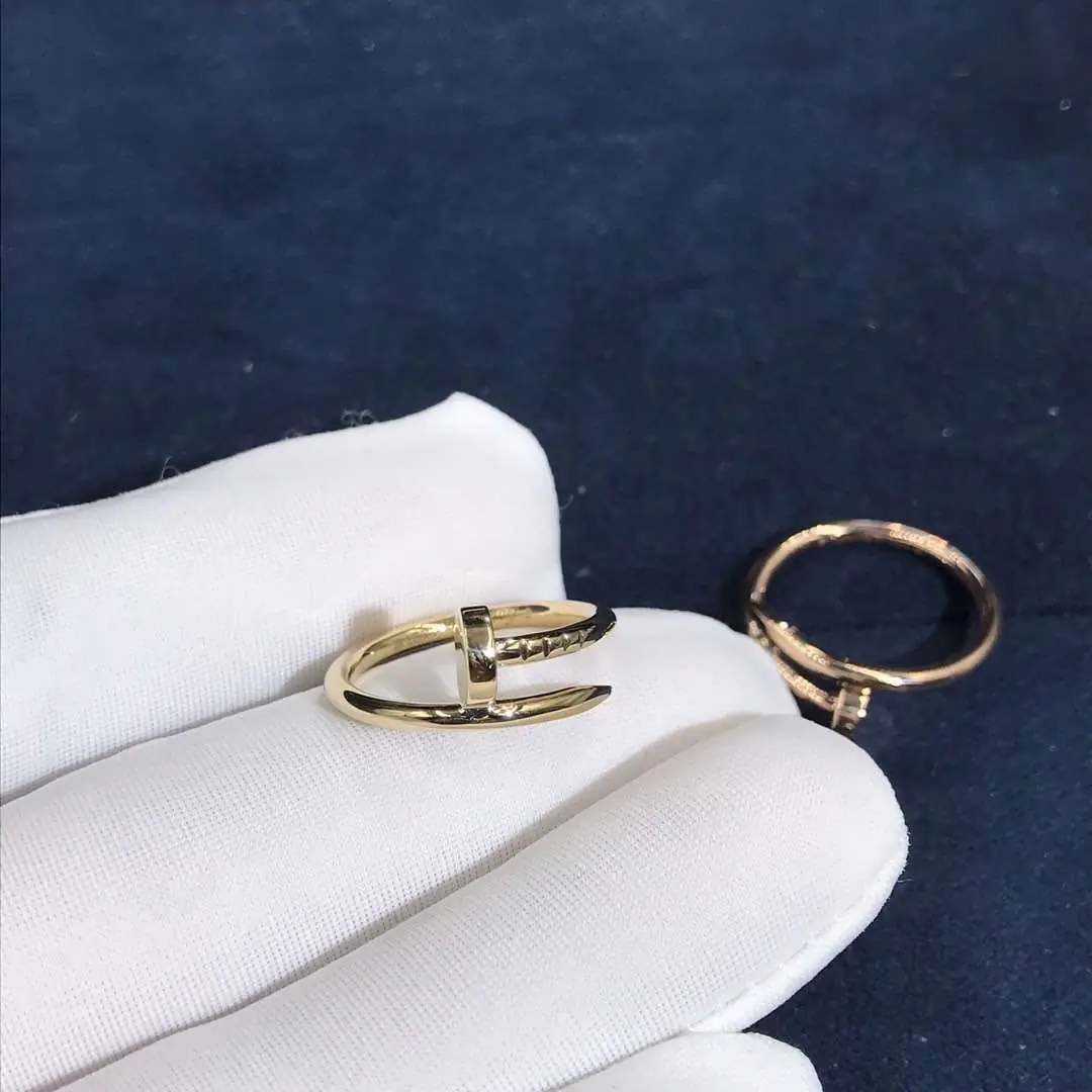 Кольца Cartier Juste Un Clou маленькая модель /розовое, желтое золото/