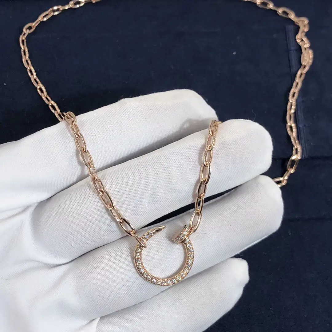 Подвеска Cartier Juste un Clou /розовое золото, бриллианты/ 4