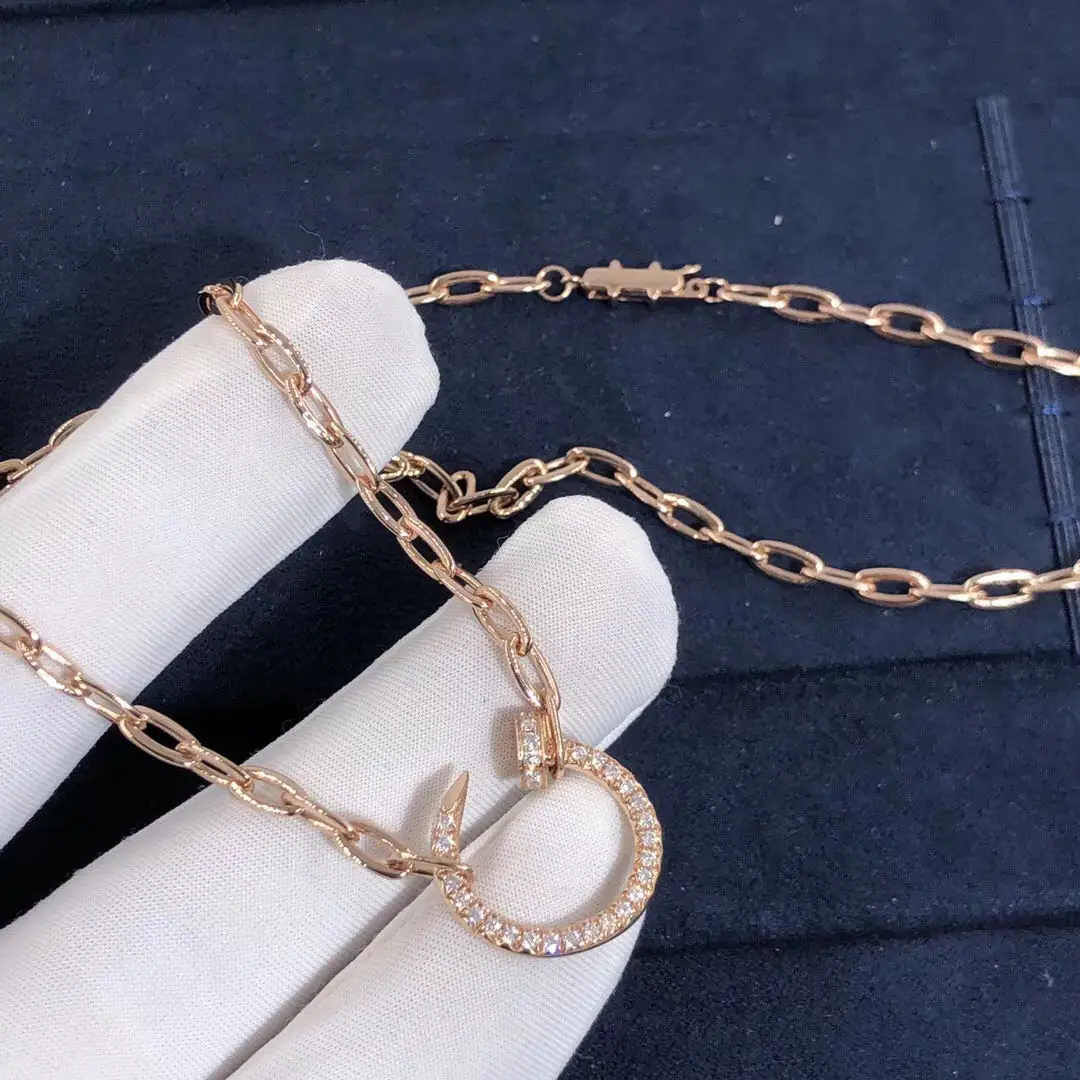 Подвеска Cartier Juste un Clou /розовое золото, бриллианты/ 5