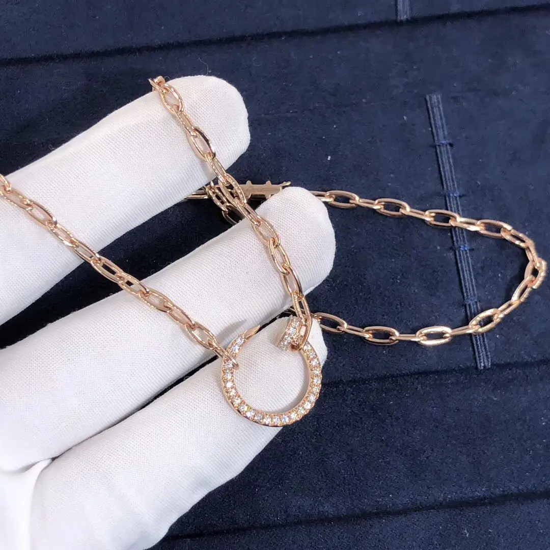 Подвеска Cartier Juste un Clou /розовое золото, бриллианты/ 6