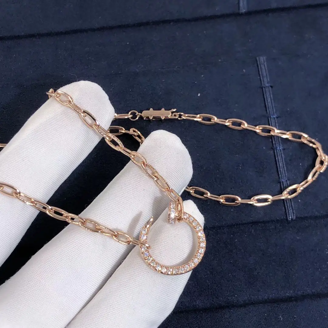 Подвеска Cartier Juste un Clou /розовое золото, бриллианты/ 7