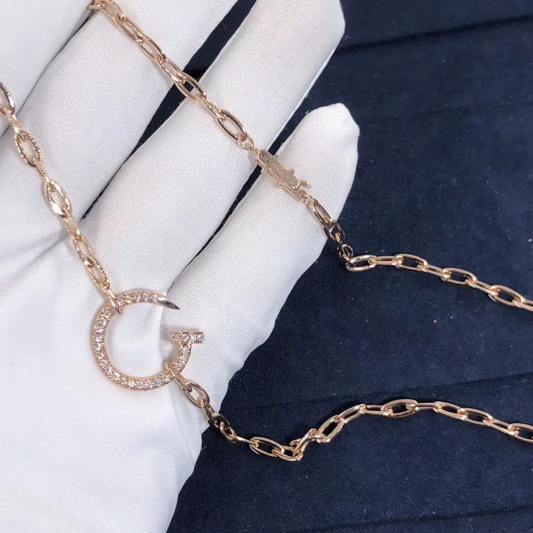 Подвеска Cartier Juste un Clou /розовое золото, бриллианты/ 8