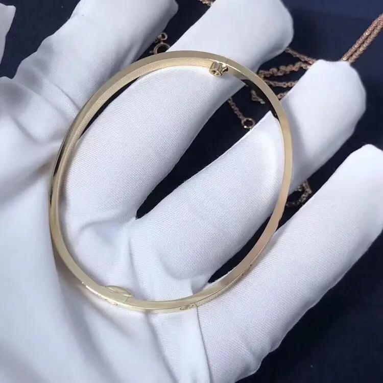 Браслет Cartier Love маленькая модель /6 бриллиантов, белое, розовое, желтое золото/