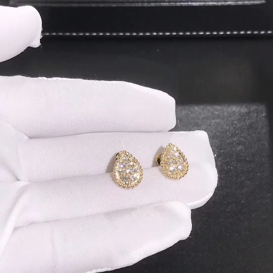 Серьги Boucheron Serpent Boheme /бриллианты, желтое золото/