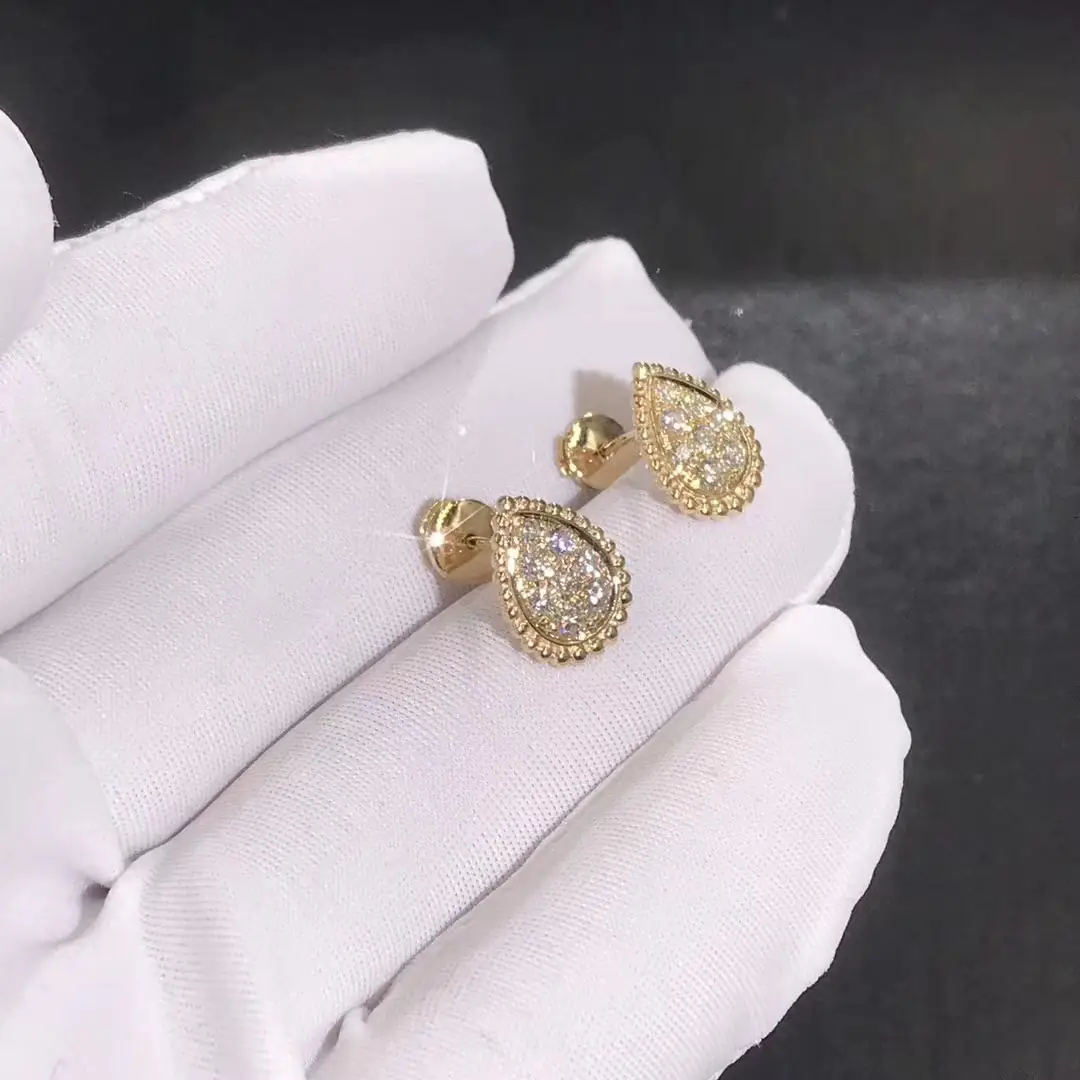 Серьги Boucheron Serpent Boheme /бриллианты, желтое золото/