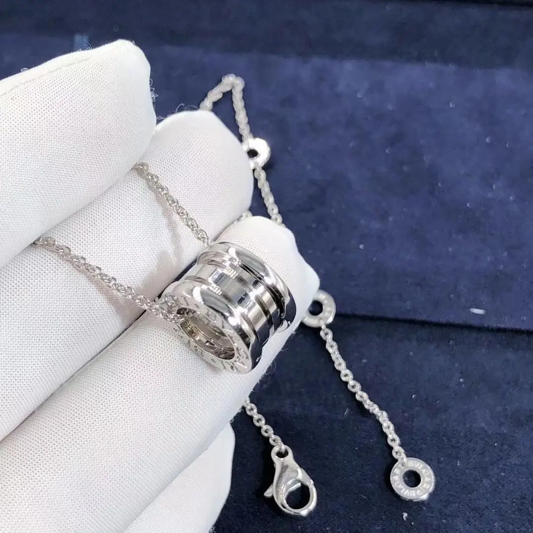 Подвеска Bulgari B.zero1 /белое золото/