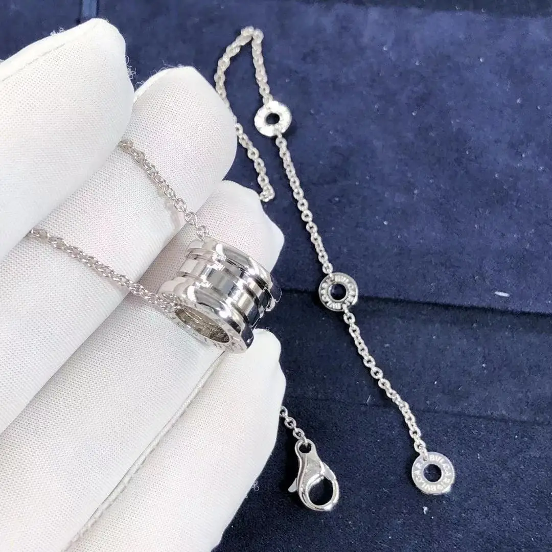 Подвеска Bulgari B.zero1 /белое золото/