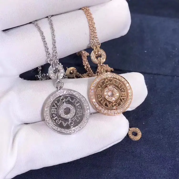 Колье Bulgari Circles Astrale Diamond /белое золото/ 6