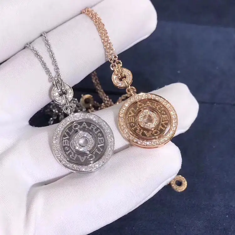Колье Bulgari Circles Astrale Diamond /белое золото/ 7