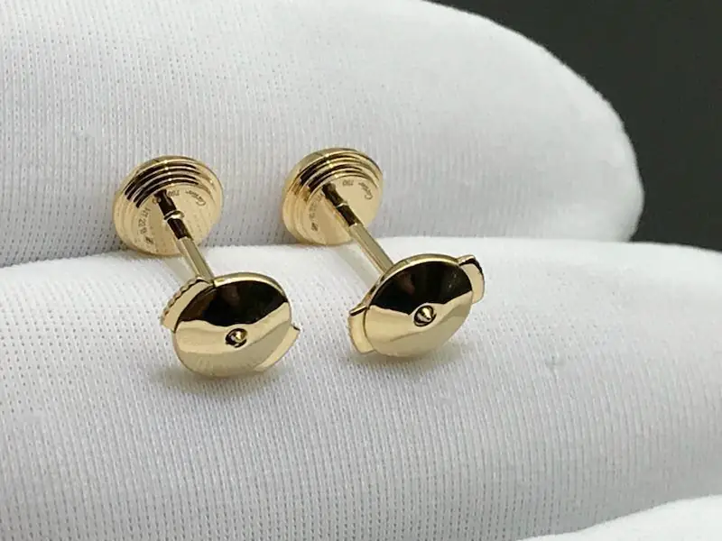 Серьги Cartier D'AMOUR /бриллианты, желтое золото/