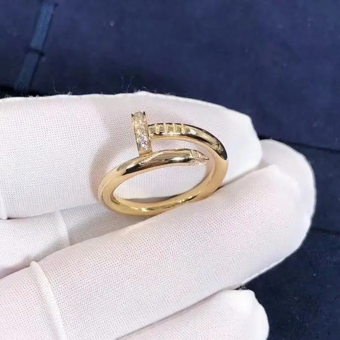 Кольцо Cartier Juste un Clou /желтое золото, бриллианты/