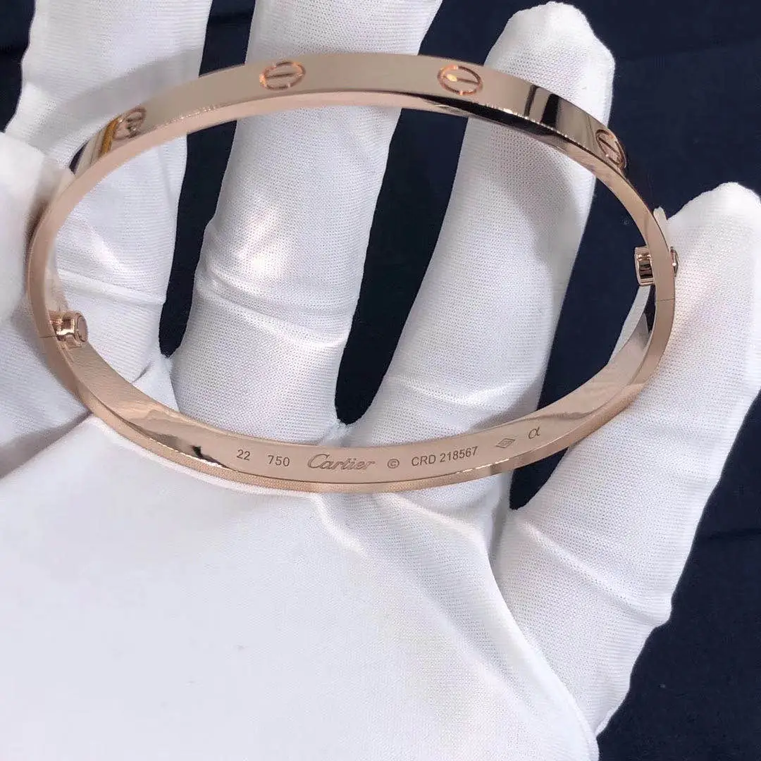 Браслет Cartier Love /розовое золото/ 3