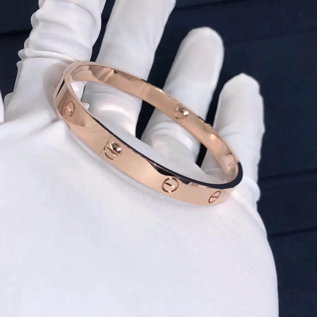 Браслет Cartier Love /розовое золото/ 5