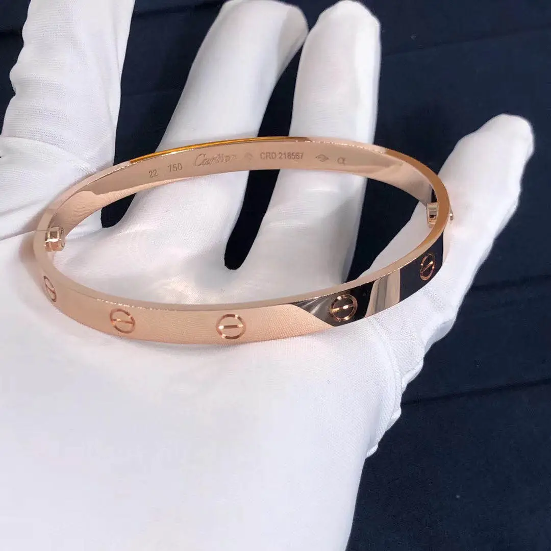 Браслет Cartier Love /розовое золото/