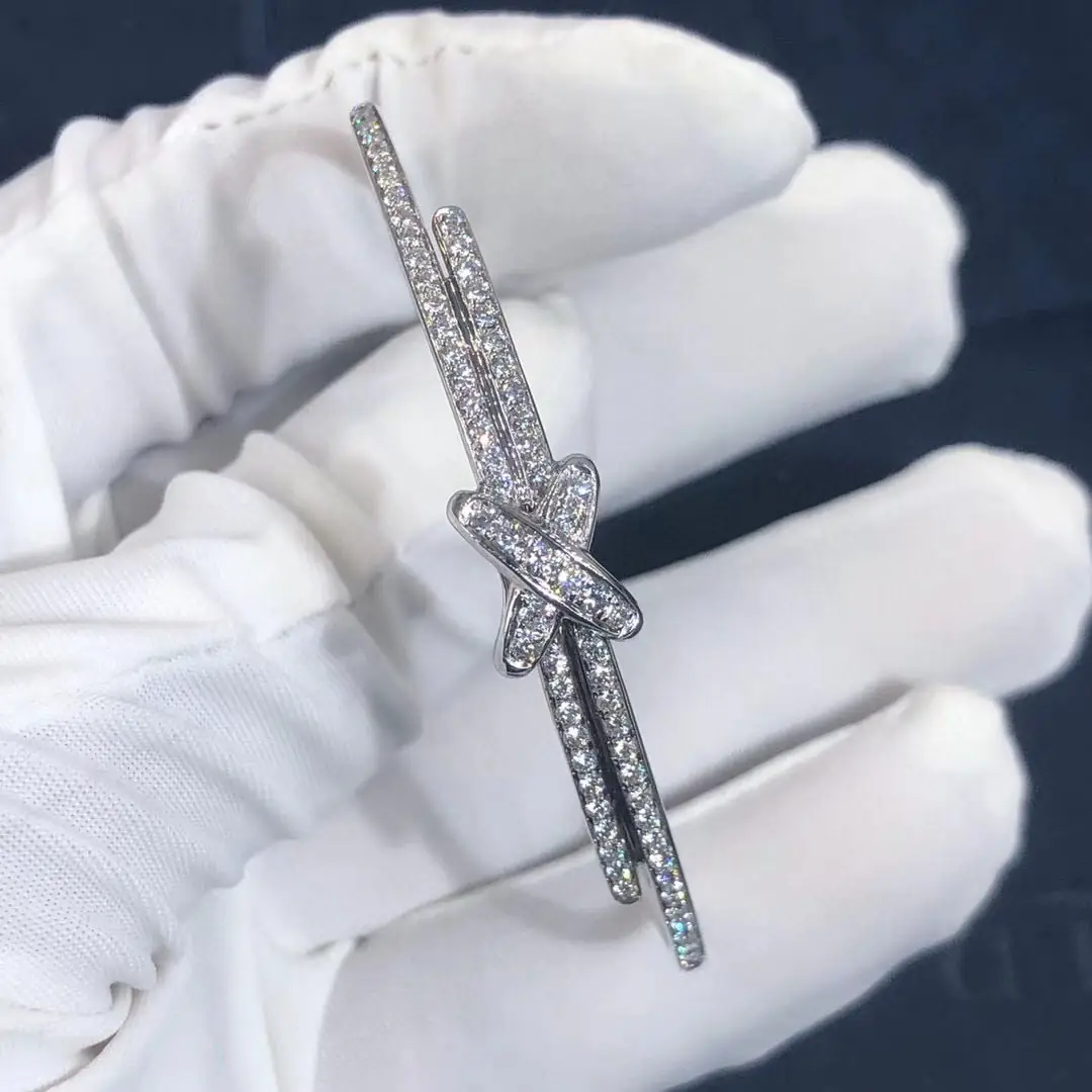 Браслет Chaumet Jeux De Liens /белое золото, бриллианты/