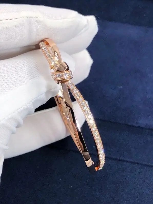 Браслет Chaumet Jeux De Liens Dimond /розовое золото, бриллианты/ 6