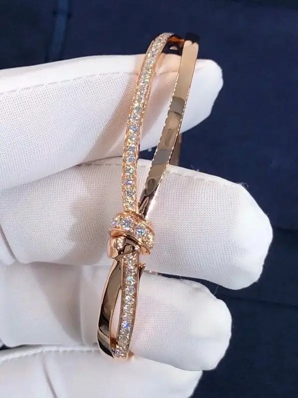 Браслет Chaumet Jeux De Liens Dimond /розовое золото, бриллианты/ 7