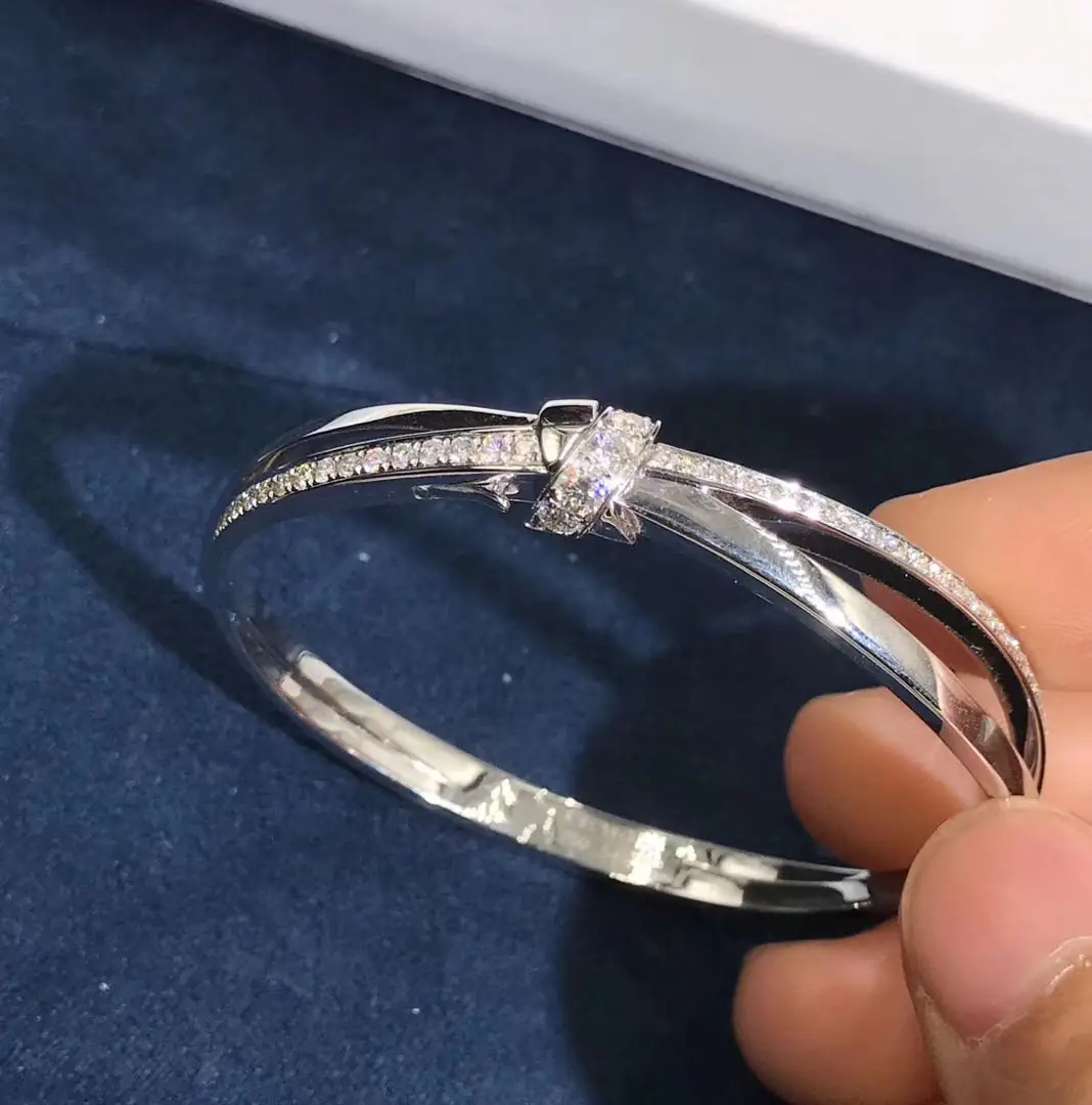 Браслет Chaumet Jeux De Liens Dimond /белое золото, бриллианты/