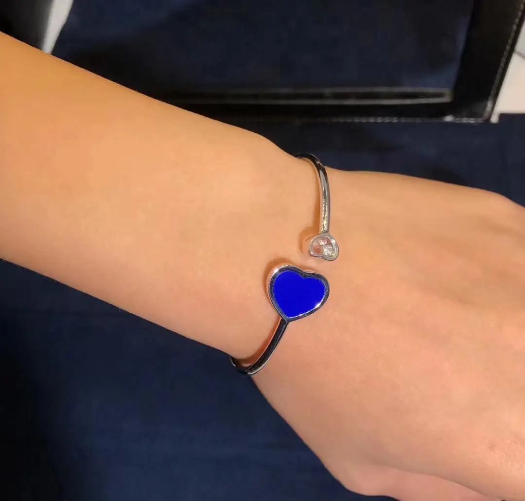 Браслет Chopard Happy Diamonds Heart /белое золото, бриллиант/ 3