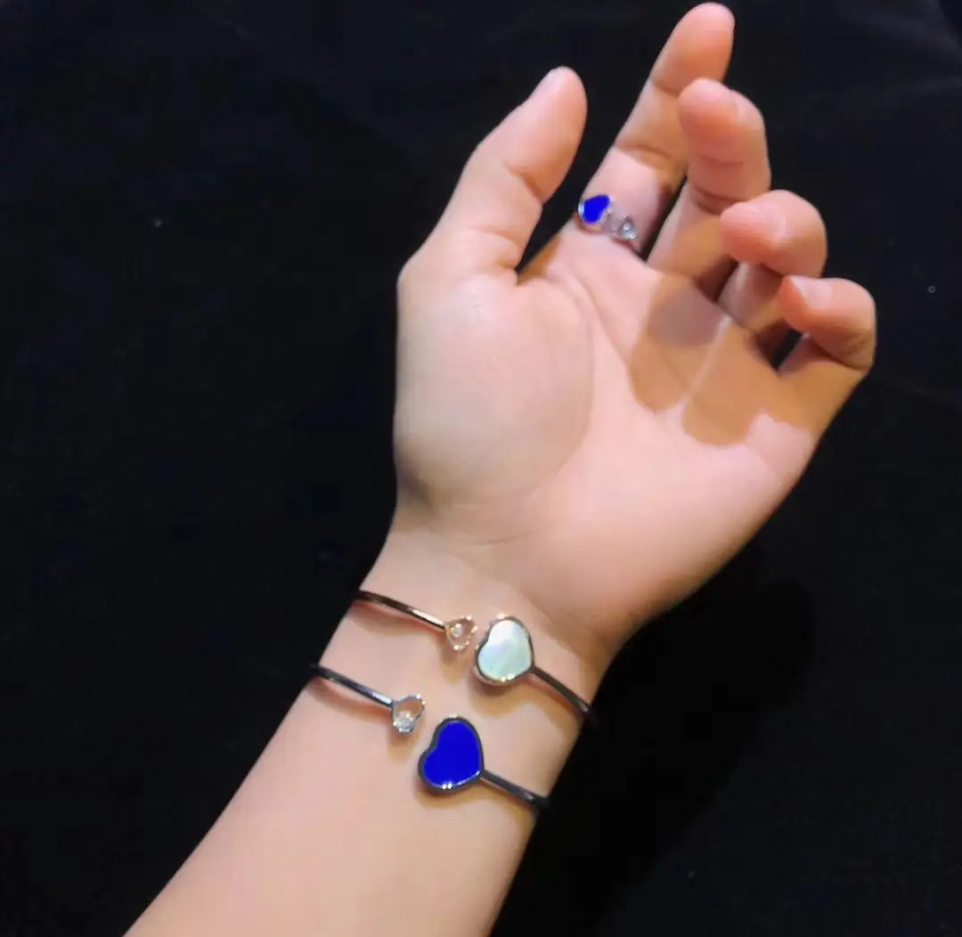 Браслет Chopard Happy Diamonds Heart /белое золото, бриллиант/ 5