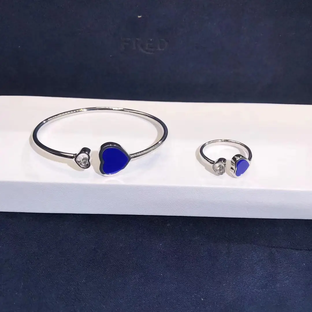 Браслет Chopard Happy Diamonds Heart /белое золото, бриллиант/ 6