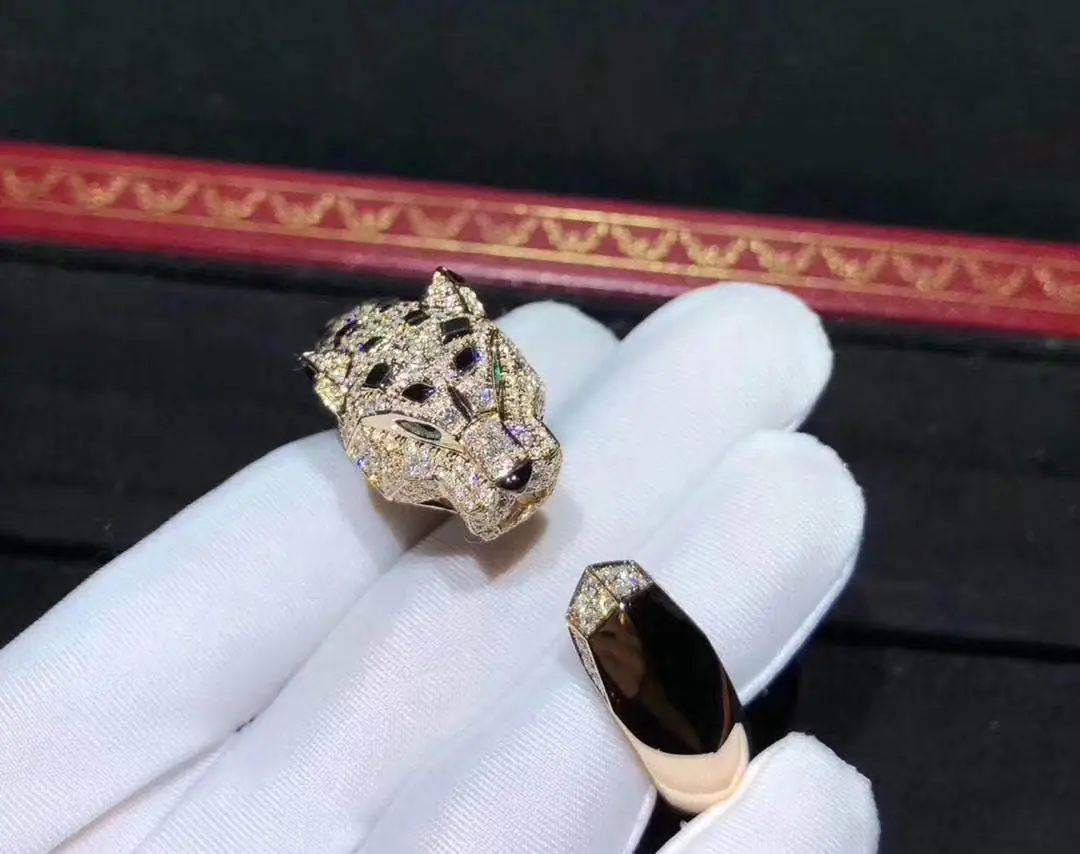 Браслет Classic Panthere De Cartier /бриллианты, драгоценные камни, розовое золото/