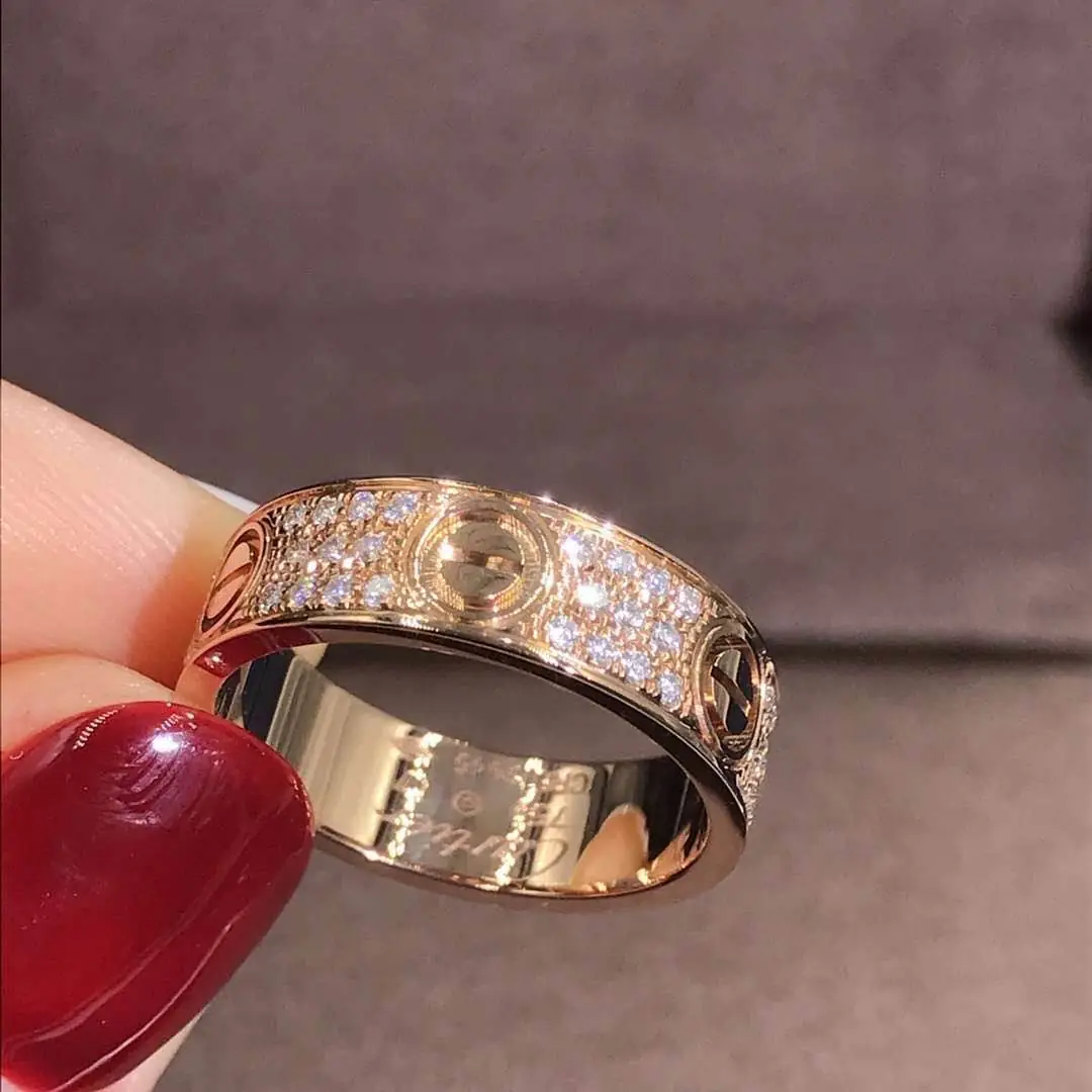 Кольцо Cartier Love /желтое золото, бриллианты/