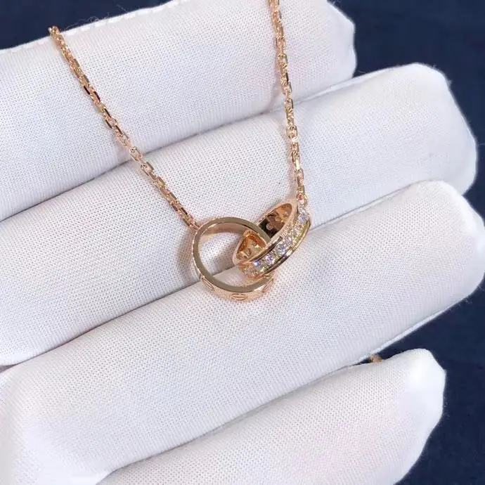 Подвеска Cartier Love /бриллианты, желтое золото/