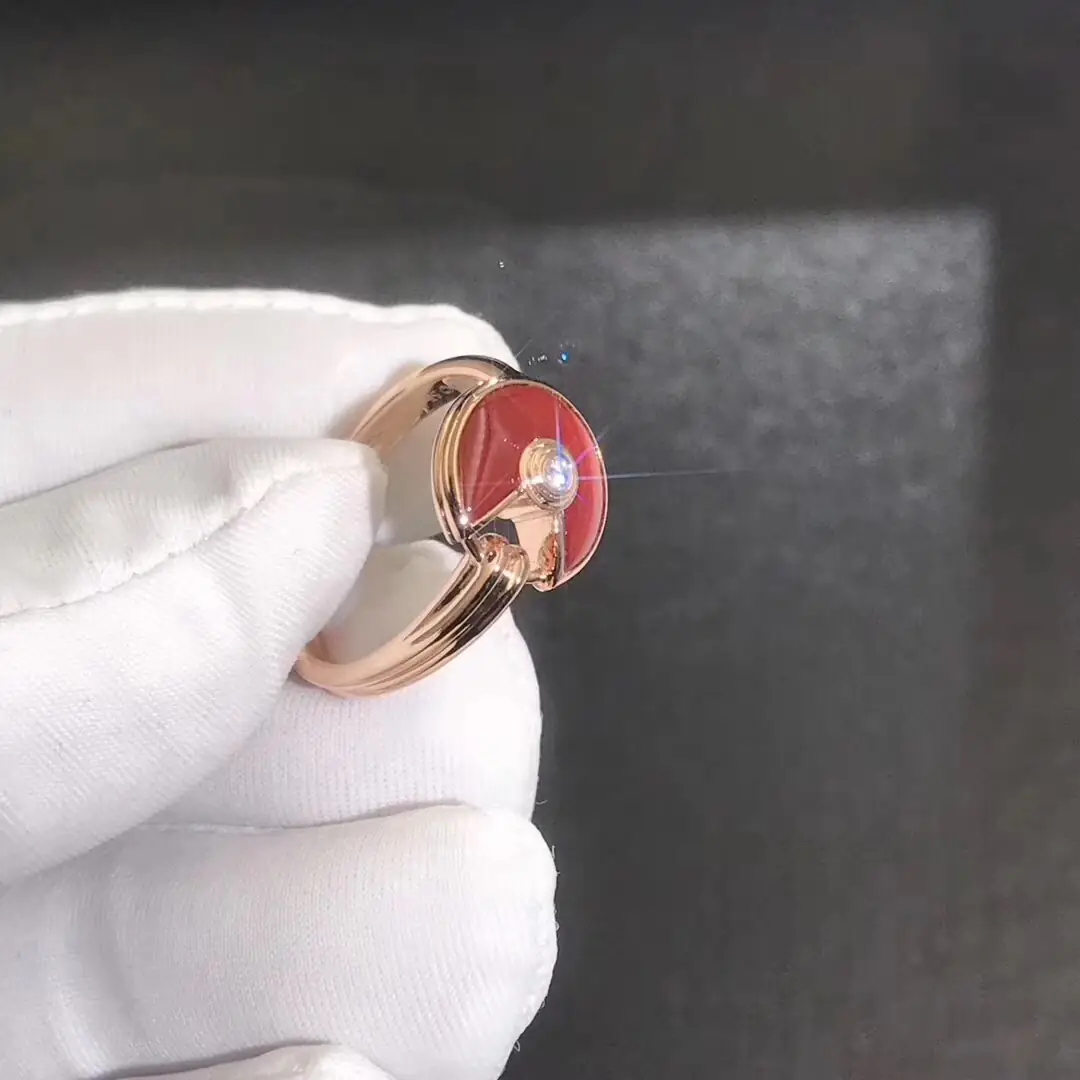 Кольцо Amulette de Cartier /розовое золото/